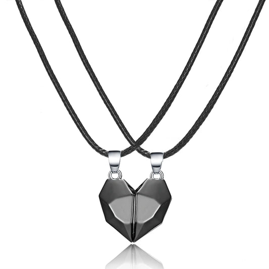 Twin Hearts Magnetic Necklace