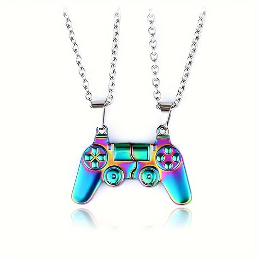 Twin Game Hearts Necklace