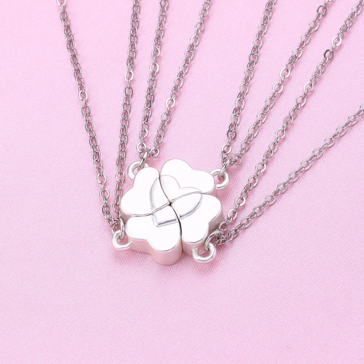 Lucky Clover Quad Necklace