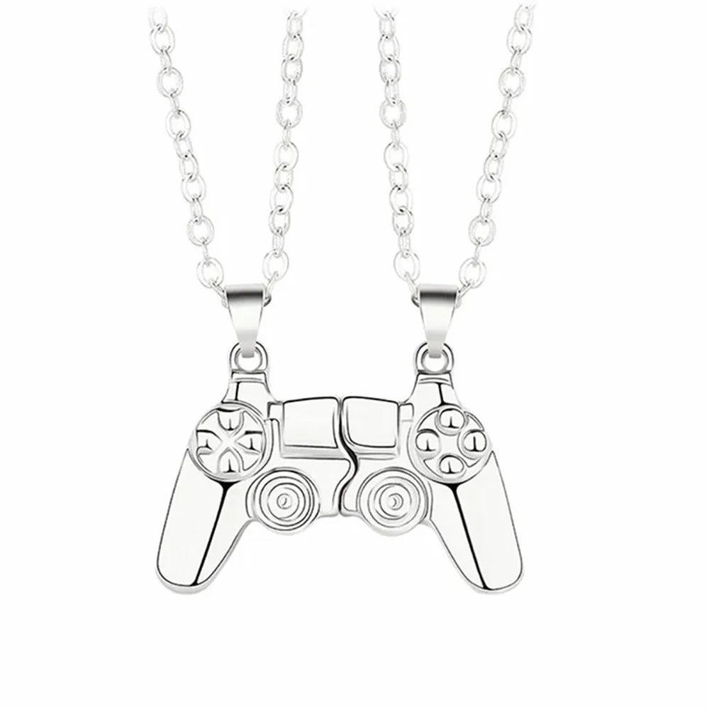 Twin Game Hearts Necklace