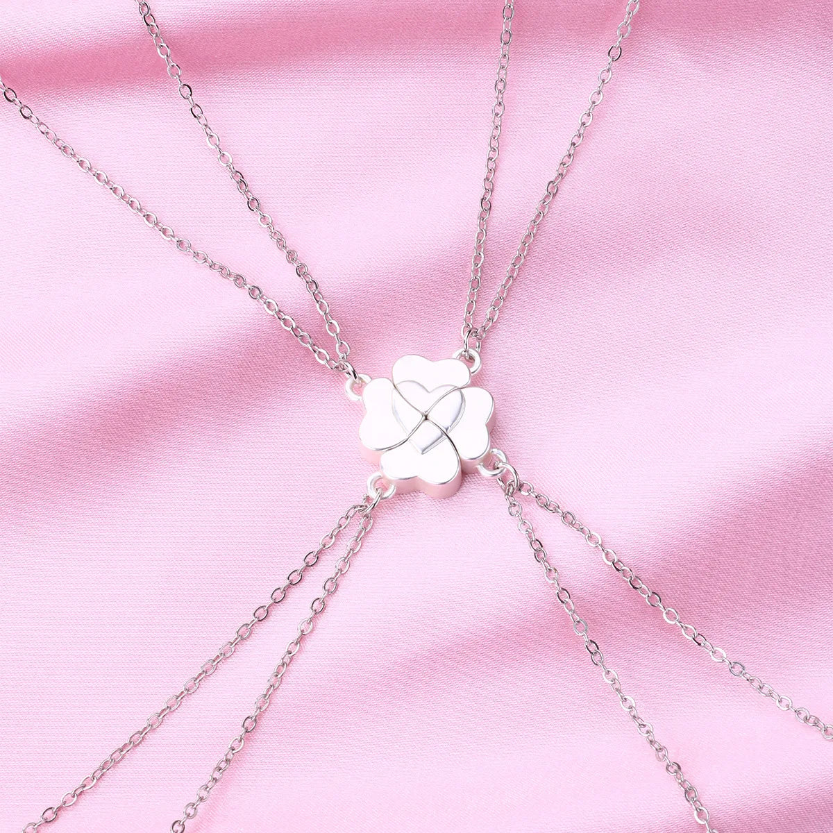 Lucky Clover Quad Necklace